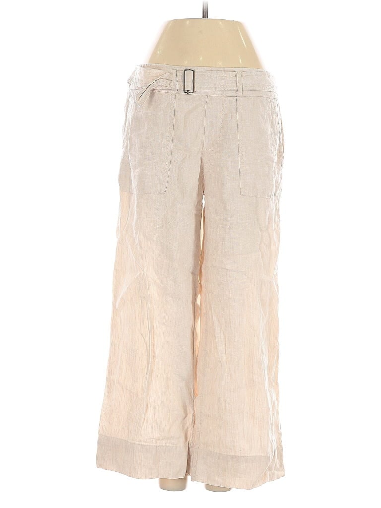 Pre-owned Cynthia Rowley Tjx Linen Pants In White