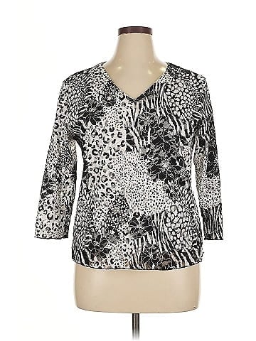 Chico's Design 3/4 Sleeve Top (view 1)