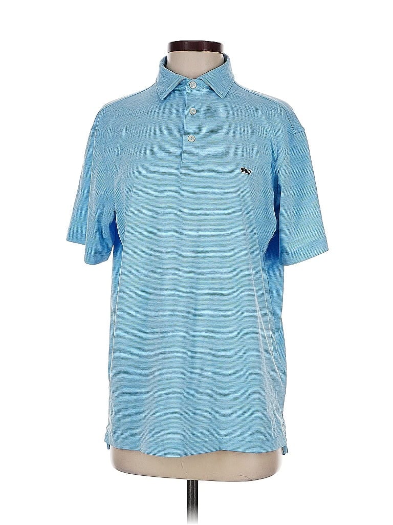 Click to view more detailed imagery on our partner's website Pre-owned Vineyard Vines Short Sleeve Polo Shirt In Blue