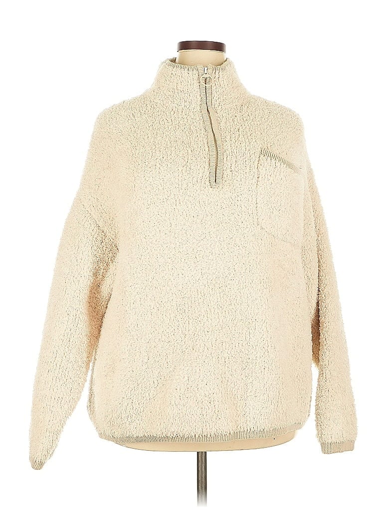 Pre-owned Aerie Pullover Sweater In White