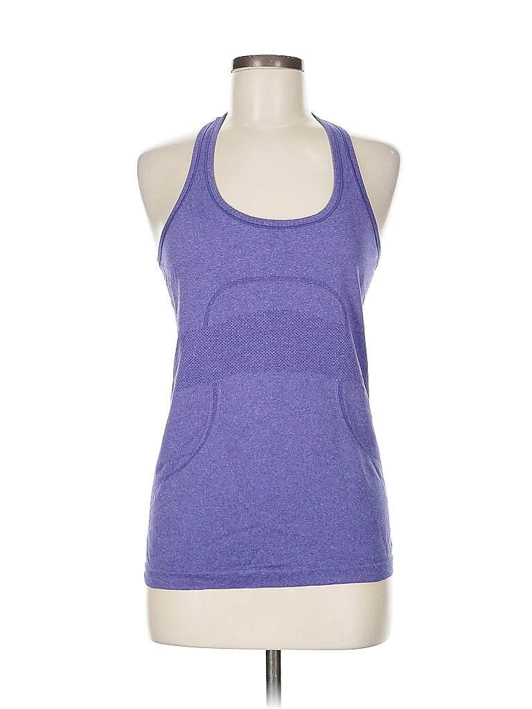 Pre-owned Lululemon Athletica Active Tank Top In Purple