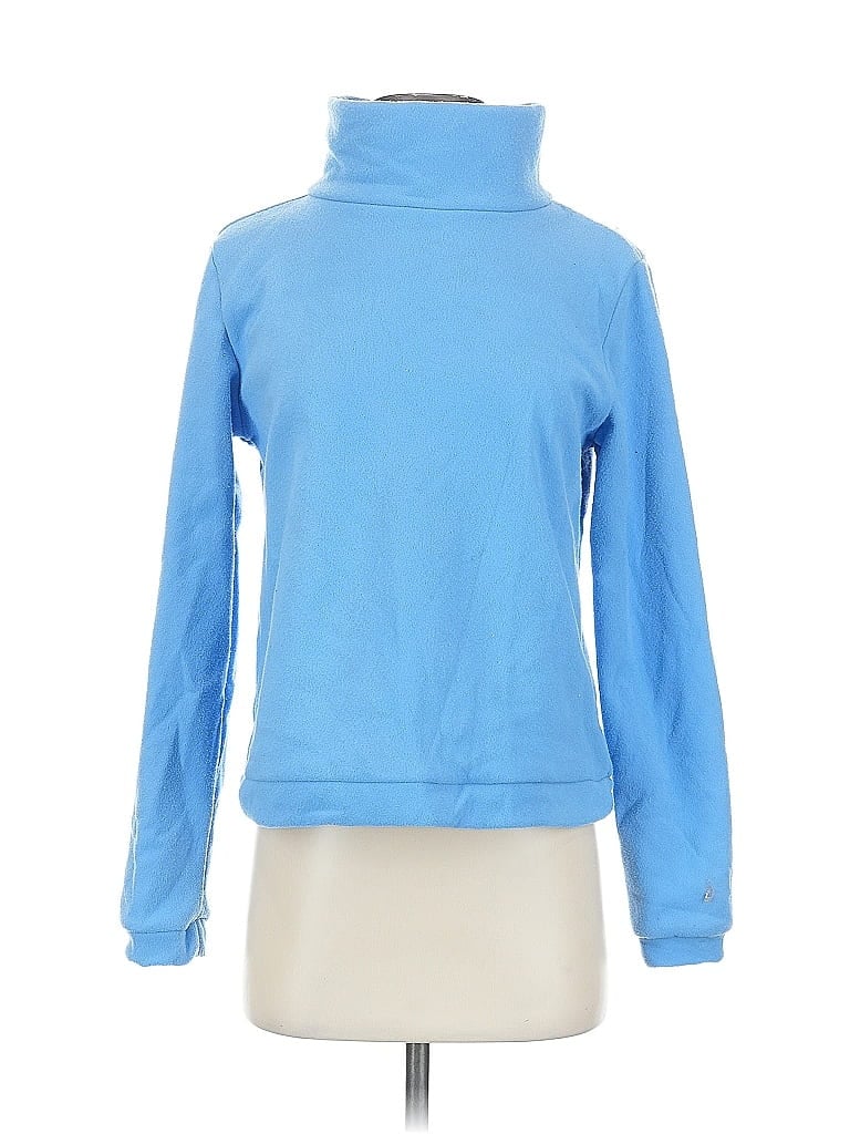 Pre-owned Aspen Turtleneck Sweater In Blue