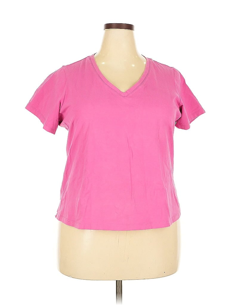 Click to view more detailed imagery on our partner's website Pre-owned Caslon Short Sleeve T-shirt In Pink