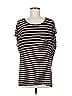 Eddie Bauer Stripes Blue Short Sleeve T-Shirt Size M - photo 1