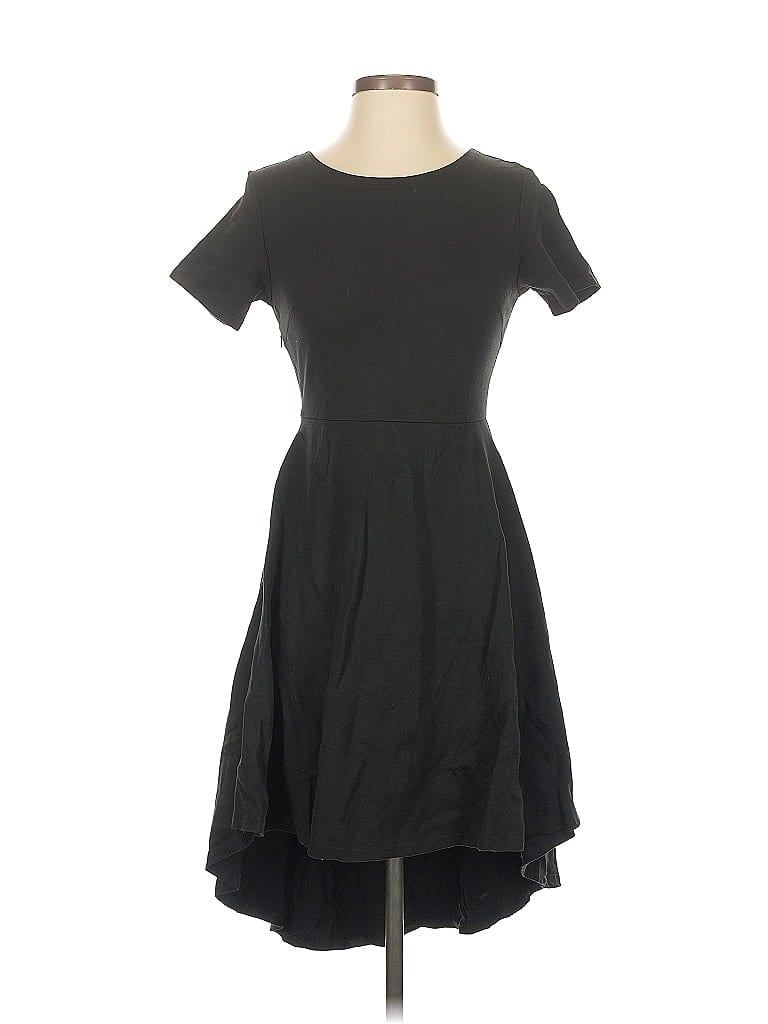 Pre-owned Reoria Casual Dress In Black