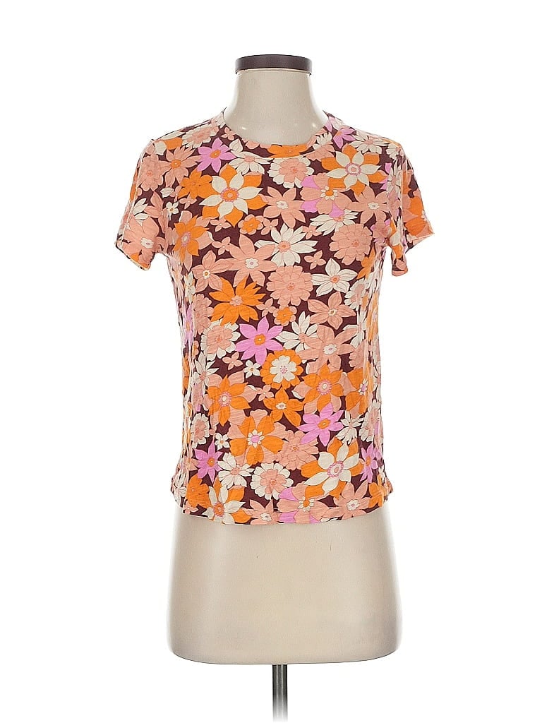 Pre-owned Sanctuary Short Sleeve T-shirt In Orange