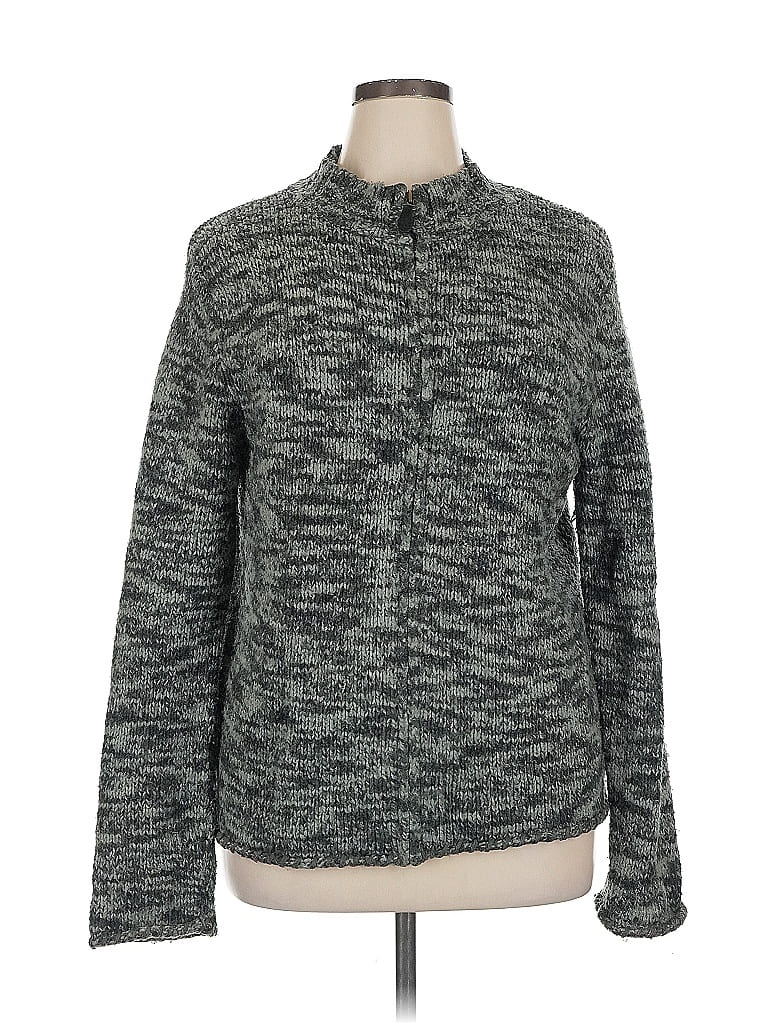 Pre-owned High Sierra Cardigan Sweater In Gray