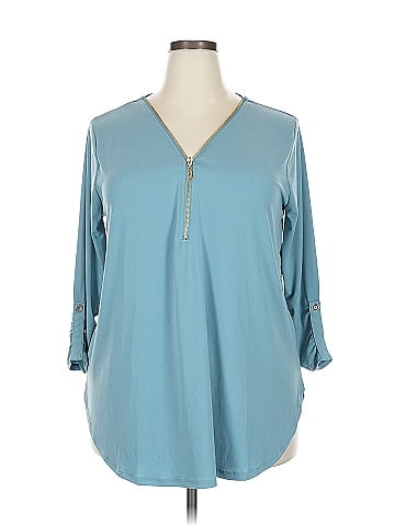 Zenana 3/4 Sleeve Blouse (view 1)