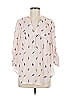Torrid 100% Polyester Ivory 3/4 Sleeve Blouse Size Med Plus (00) - photo 1