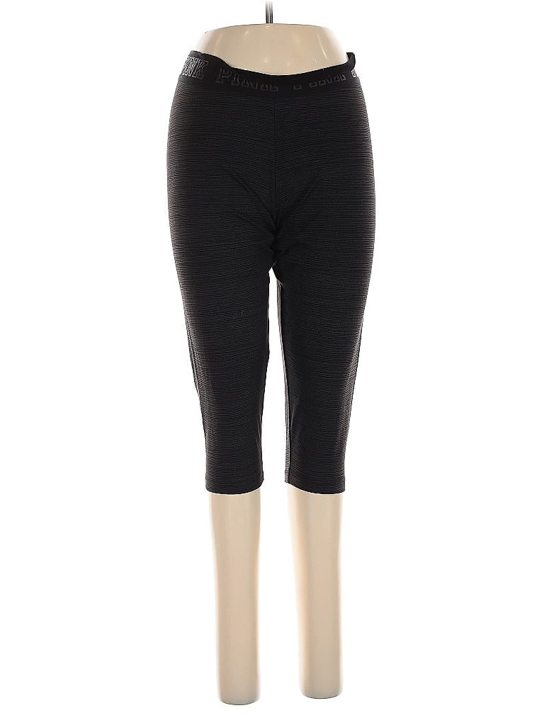 Pre-owned Victoria's Secret Pink Active Pants In Black
