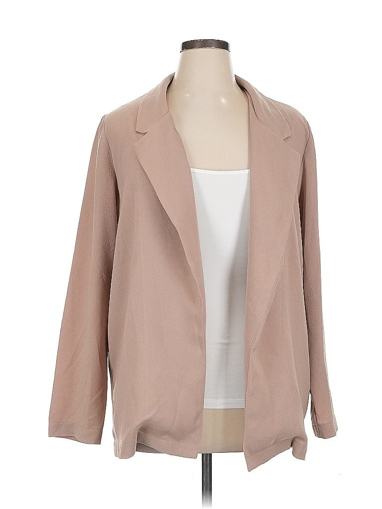 Click to view more detailed imagery on our partner's website Pre-owned Lush Blazer Jacket In Brown