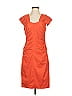 Robert Rodriguez Solid Orange Casual Dress Size 4 - photo 1