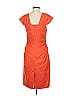 Robert Rodriguez Solid Orange Casual Dress Size 4 - photo 2