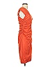 Robert Rodriguez Solid Orange Casual Dress Size 4 - photo 4