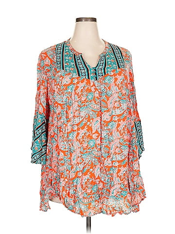 Cato 3/4 Sleeve Blouse (view 1)