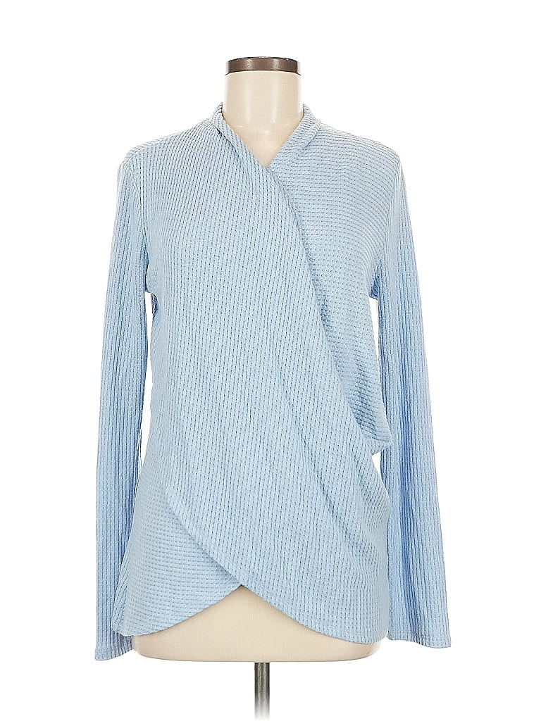 Click to view more detailed imagery on our partner's website Pre-owned 1.state Long Sleeve Blouse In Blue