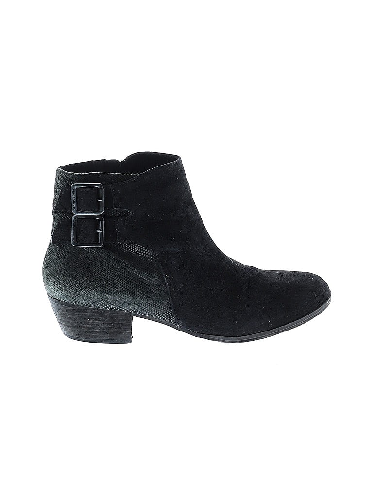 Pre-owned Vince Camuto Ankle Boots In Black