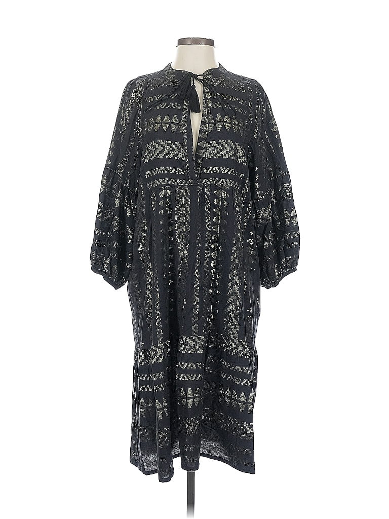 Pre-owned Elan Casual Dress In Gray