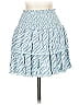 Sundays 100% Rayon Blue Casual Skirt Size XS - photo 1