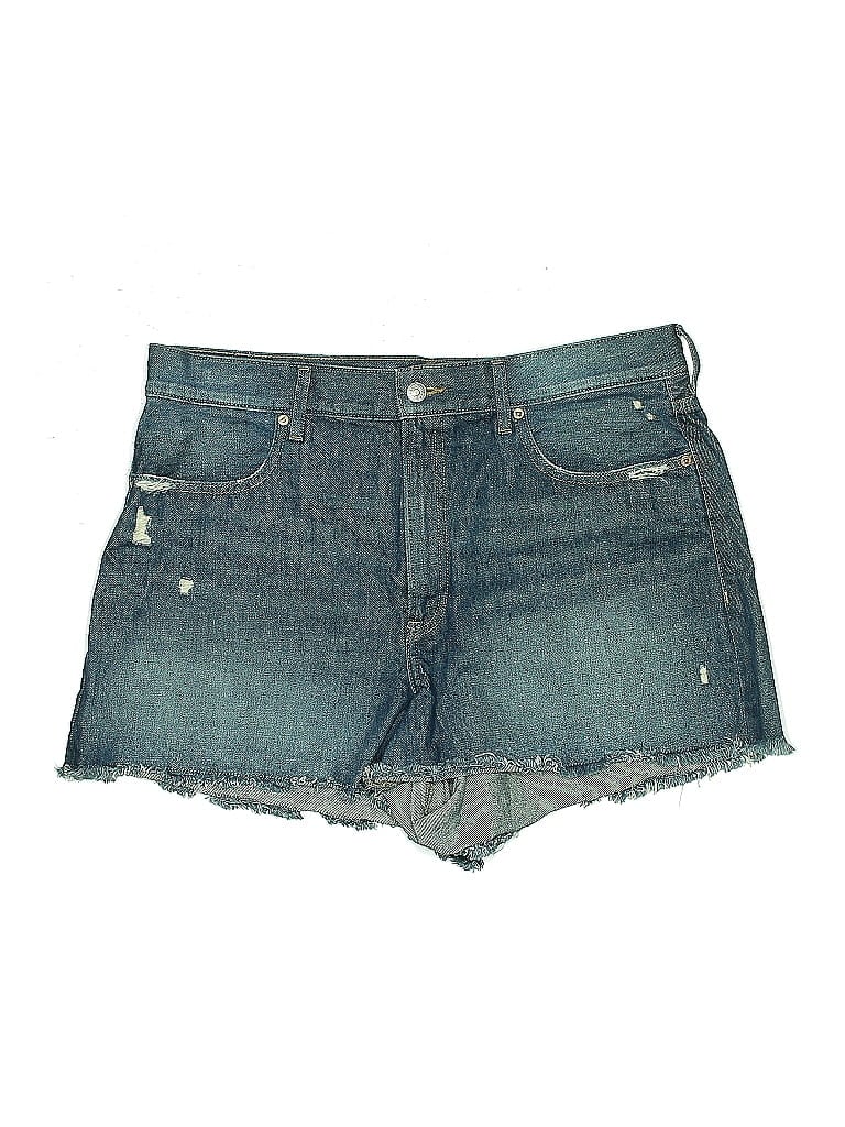 Pre-owned Express Denim Shorts In Blue