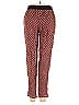 New Look 100% Viscose Print Red Casual Pants Size 4 - photo 2