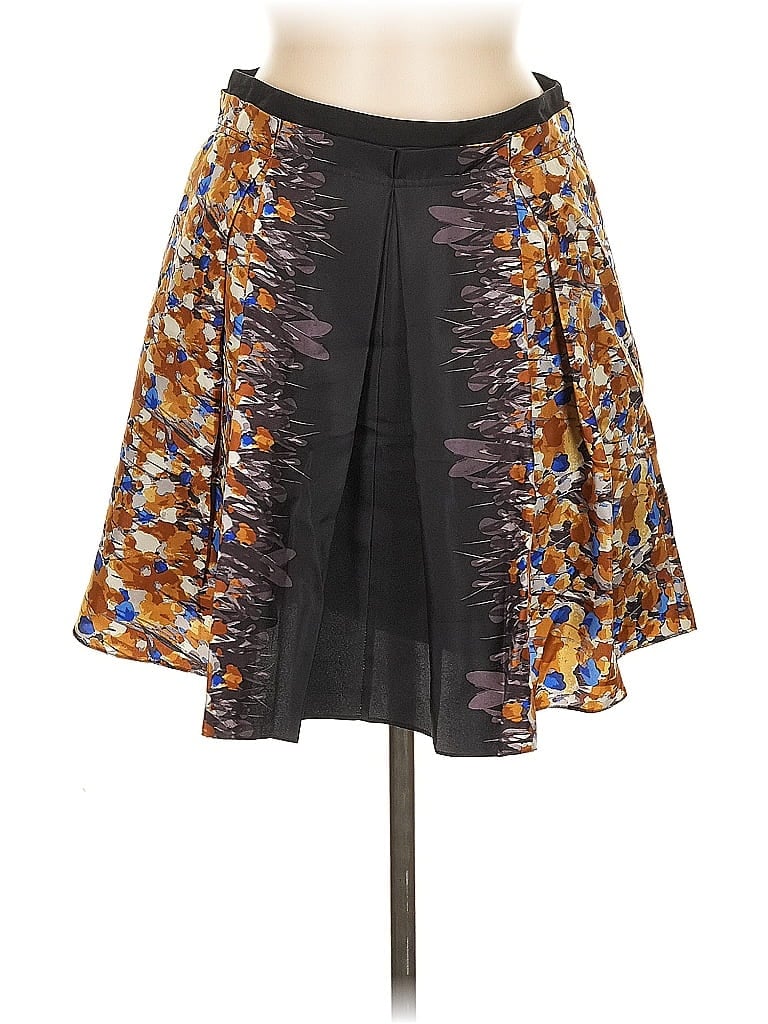 Pre-owned Tibi Silk Skirt In Black
