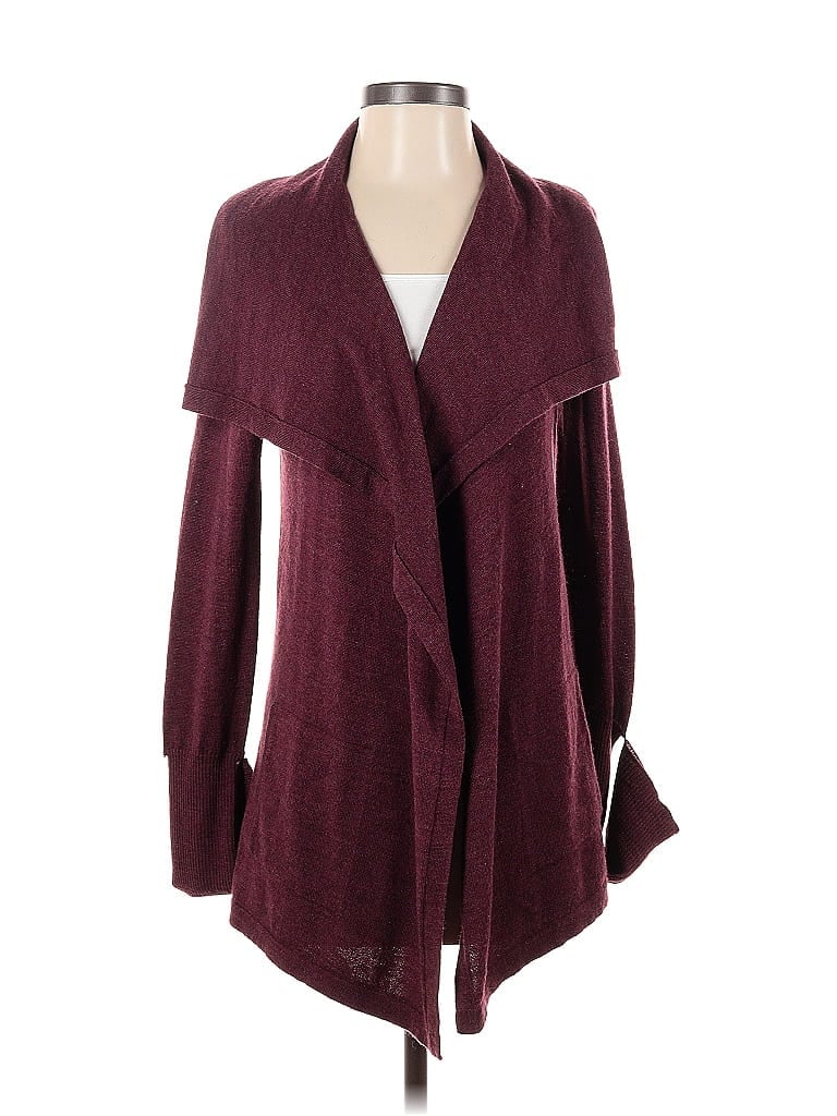 EDDIE BAUER Pre-owned Cardigan Sweater In Burgundy