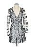 Bebe Silver Cocktail Dress Size 2 - photo 1