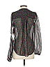 Veronica Beard 100% Silk Green Black Long Sleeve Silk Top Size 2 - photo 2