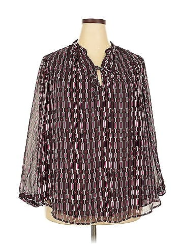 Lane Bryant Long Sleeve Blouse (view 1)