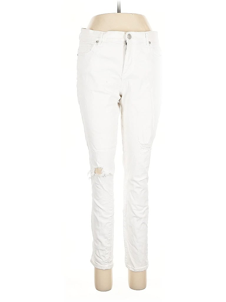 Pre-owned Ann Taylor Loft Jeans In White