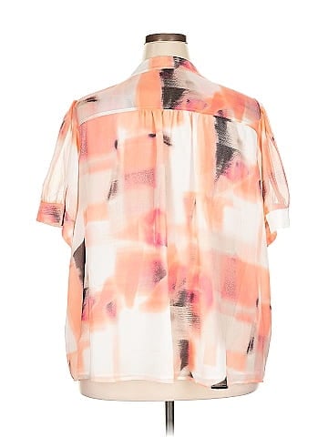 DKNY Short Sleeve Blouse (view 2)