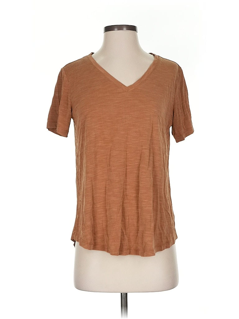 MOD REF Pre-owned Short Sleeve T-shirt In Brown