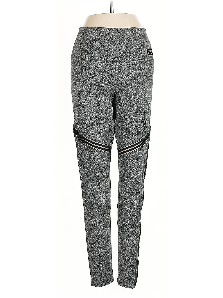 Pre-owned Victoria's Secret Pink Active Pants In Gray