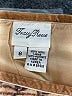 Tracy Reese 100% Wool Chevron-herringbone Tan Wool Skirt Size 8 - photo 3