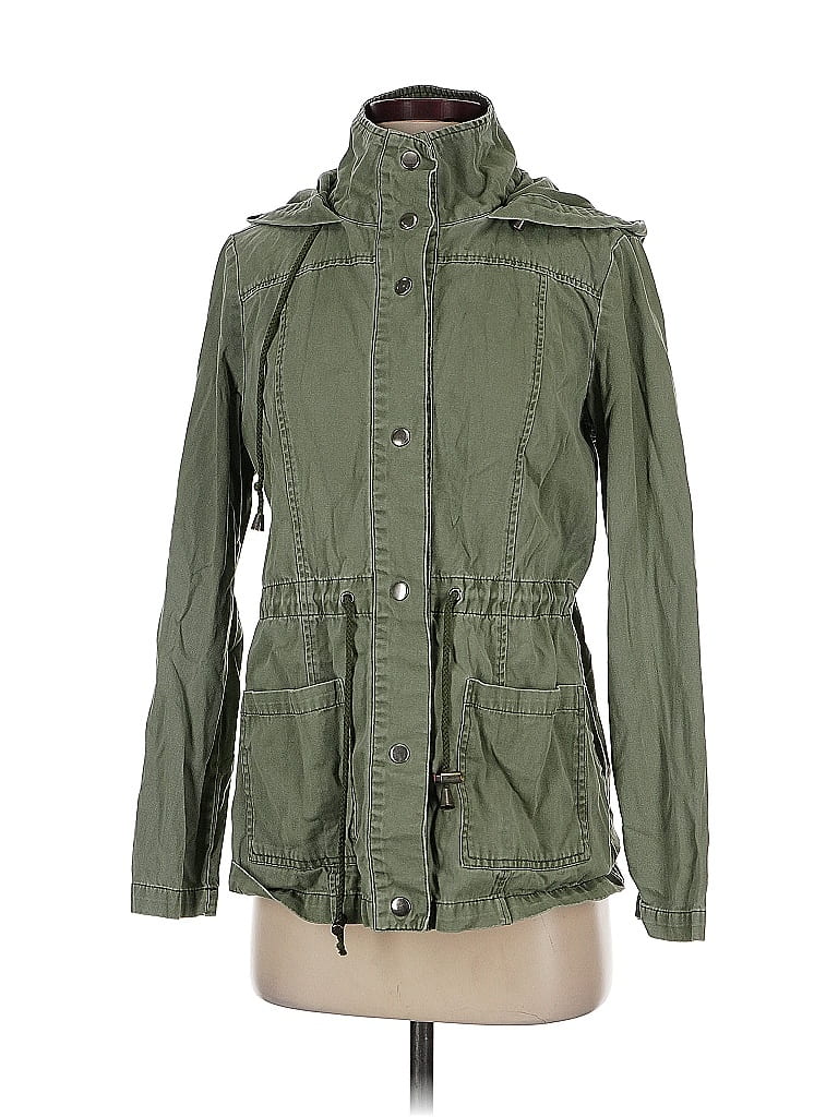 Pre-owned Forever 21 Jacket In Green