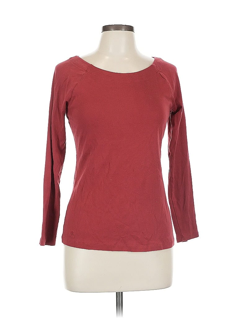 Pre-owned Polo Ralph Lauren 3/4 Sleeve T-shirt In Red