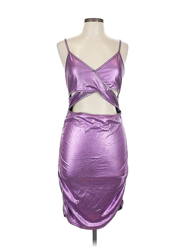 Pre-owned Shein Cocktail Dress In Purple