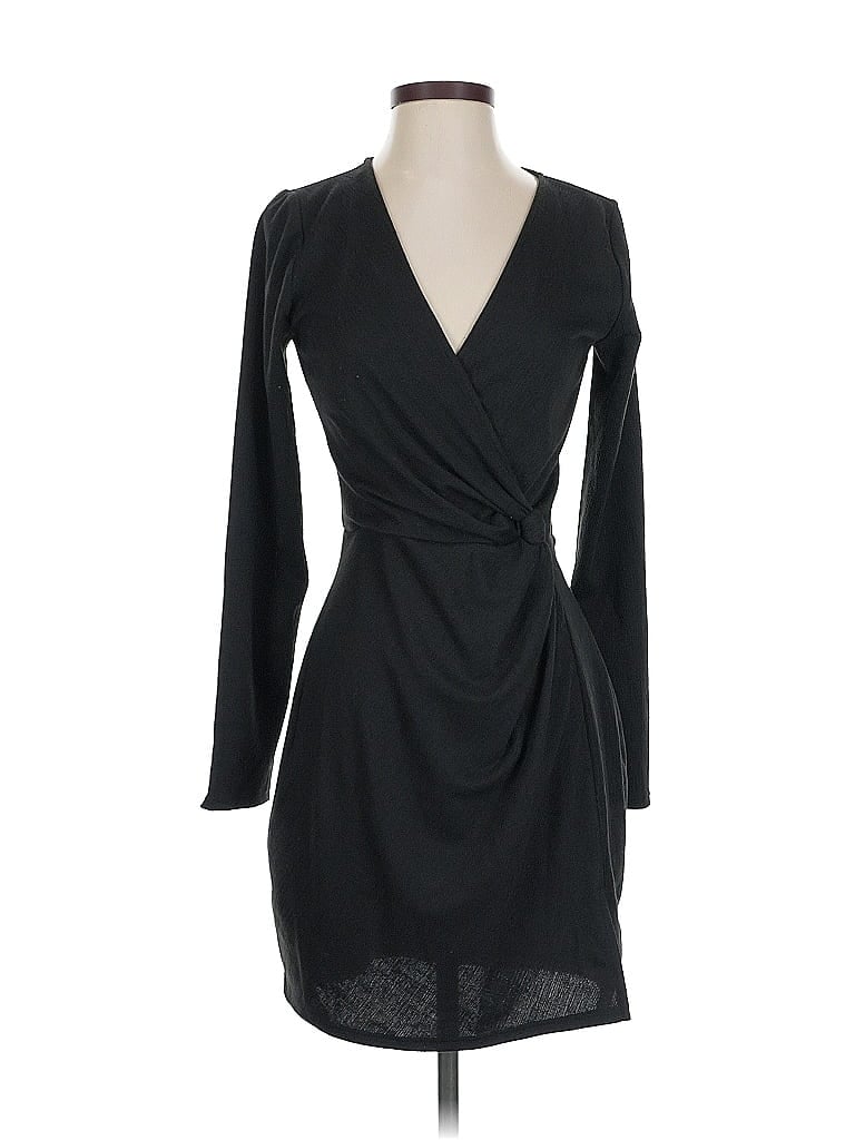 Pre-owned Jun & Ivy Cocktail Dress In Black