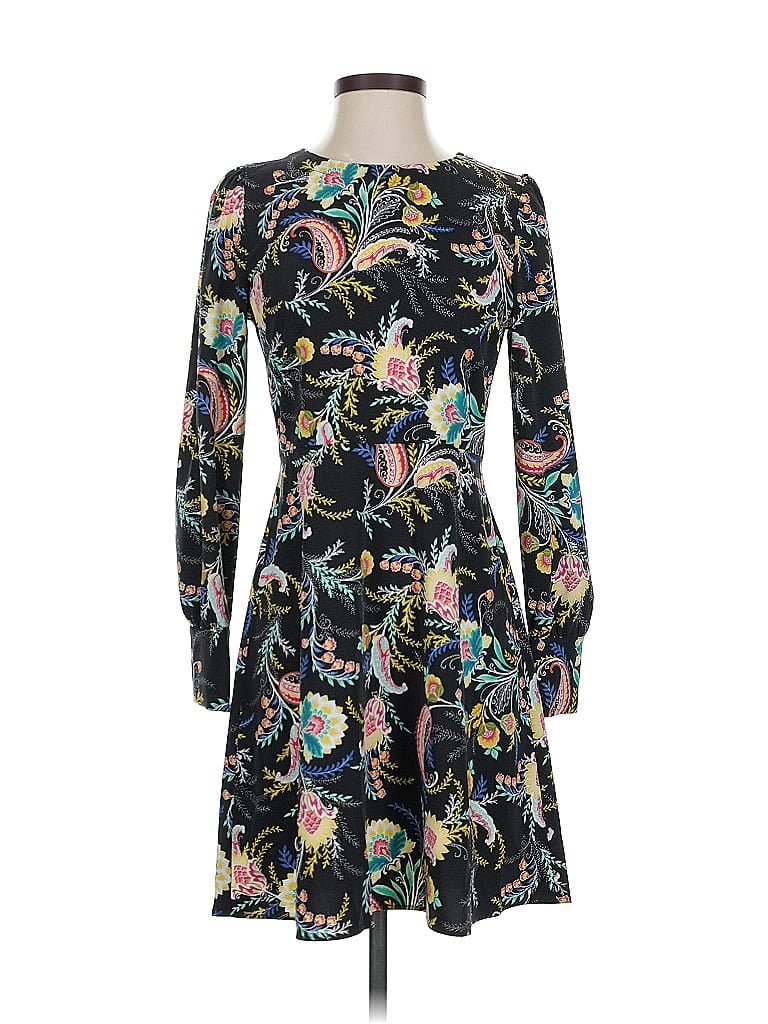 Pre-owned Ann Taylor Loft Cocktail Dress In Black