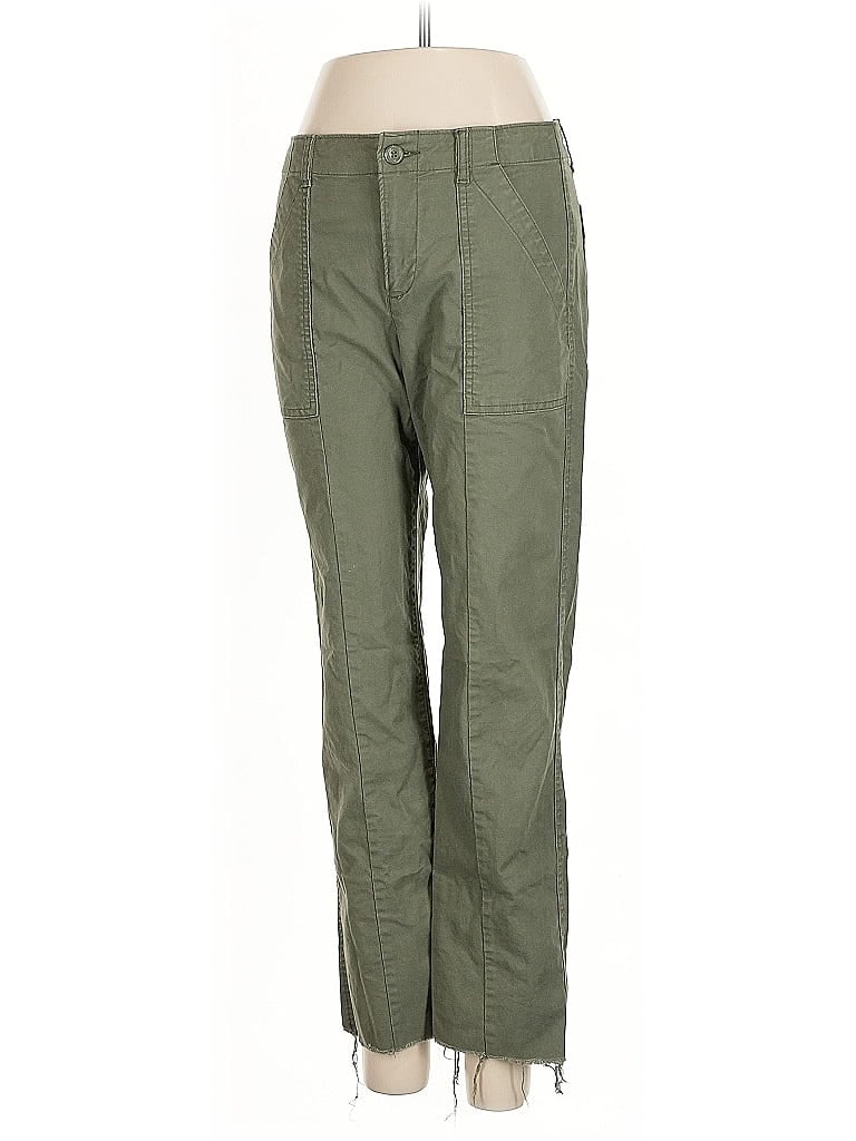 Pre-owned Old Navy Khaki Pant In Green