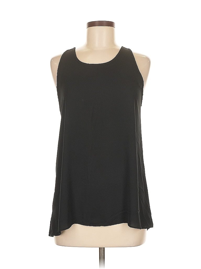 Pre-owned Ann Taylor Loft Sleeveless Blouse In Black