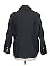 Chico's 100% Polyester Argyle Gray Blue Coat Size Lg (2) - photo 2