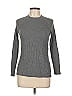 Elie Tahari Gray Pullover Sweater Size L - photo 1