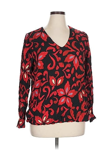 Karen Kane Long Sleeve Blouse (view 1)
