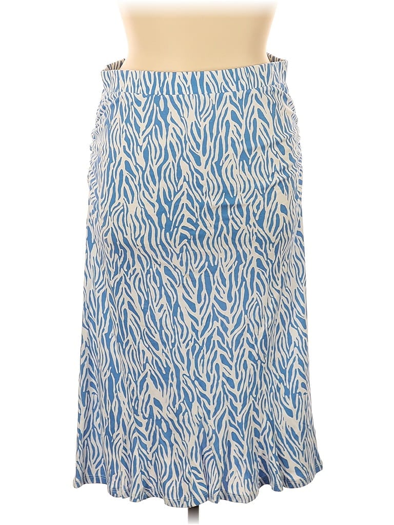 Pre-owned Diane Von Furstenburg For Target Casual Skirt In Blue