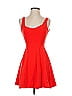 Express Solid Red Cocktail Dress Size XS - photo 1