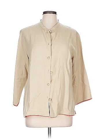 Chico's Design 3/4 Sleeve Silk Top (view 1)