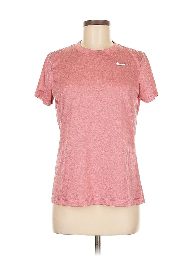 Pre-owned Nike Active T-shirt In Pink