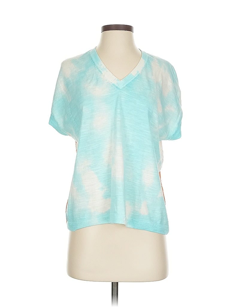 Pre-owned Lisa Todd Short Sleeve T-shirt In Blue